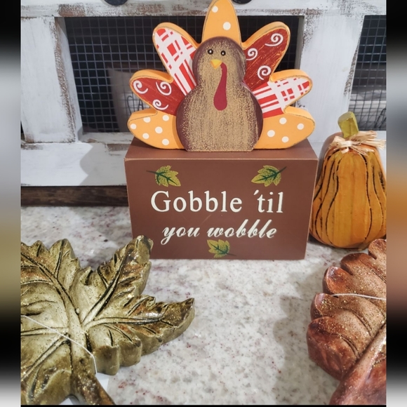 *SOLD* Hobby Lobby Fall Thanksgiving Decor Lot - Picture 5 of 6